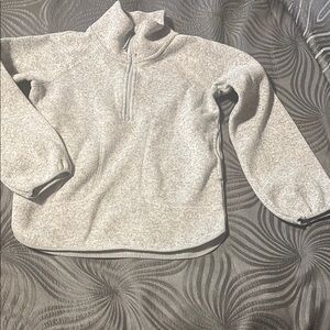 Gray Quarter-Zip Pullover